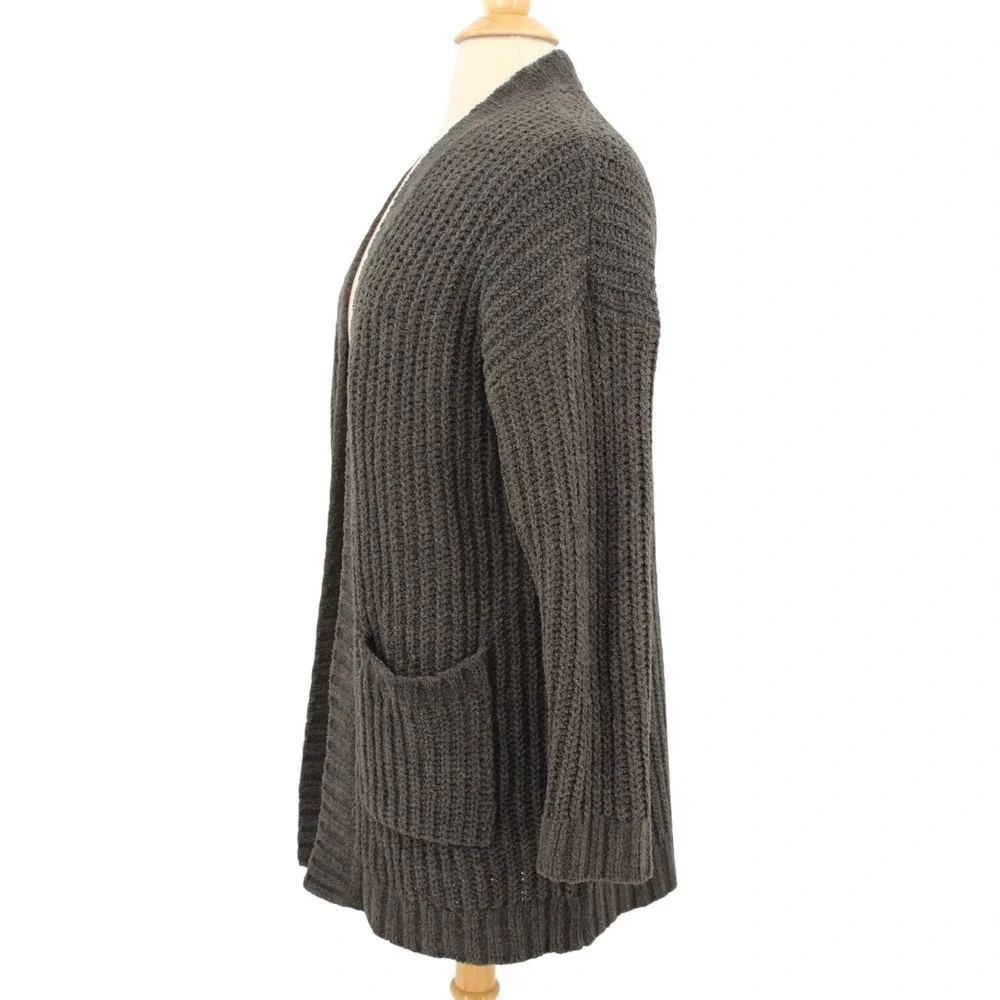 American Eagle Cardigan Sweater Womens XS / S Gray Open‎ Casual Comfy Cozy Soft - Picture 2 of 10
